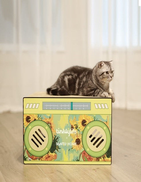 Adorable and Fancy Cat Scratcher House for your little Feline Companion